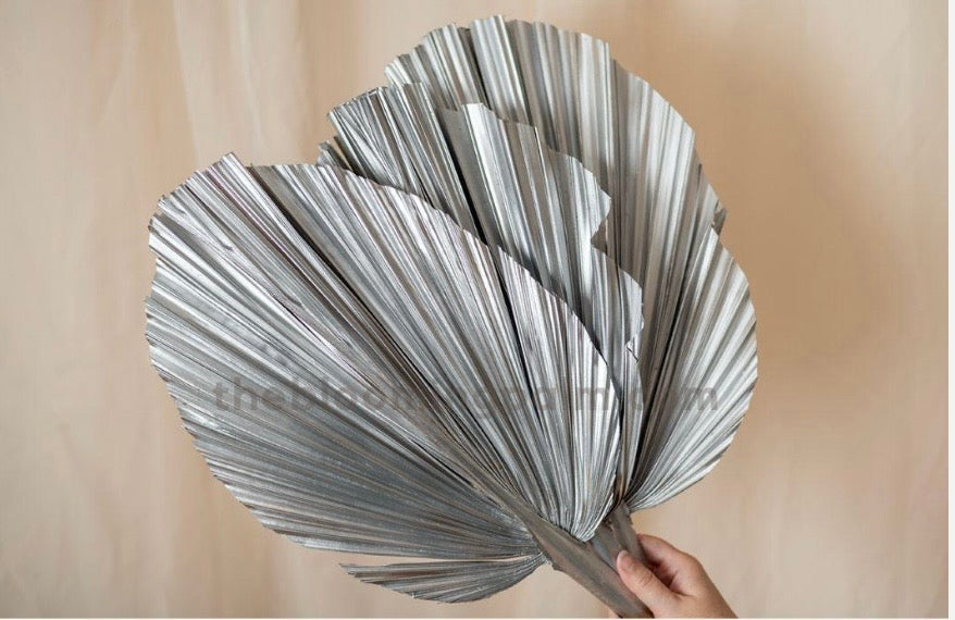 14” Custom Color Painted Palm Leaves (no extra cost) 3pcs