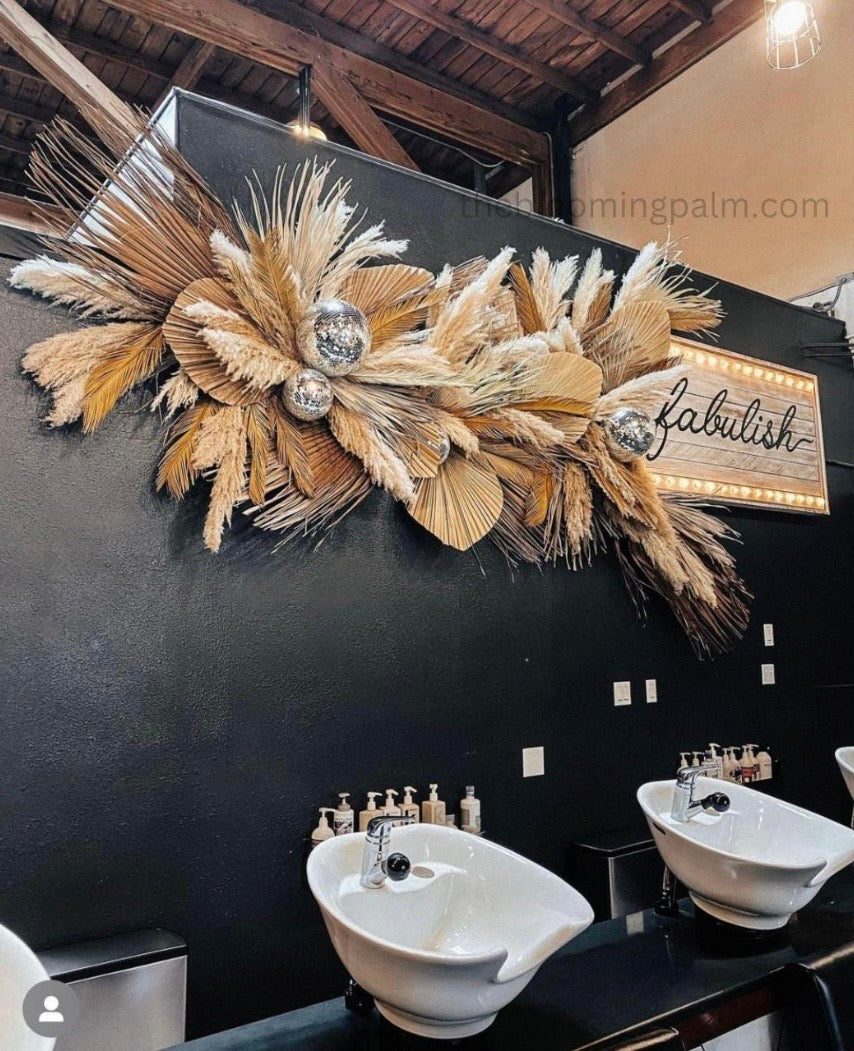 20X15" LARGE Natural Sun-Dried Boho-Style Palm Leaf Home Decor, Free Shipping!