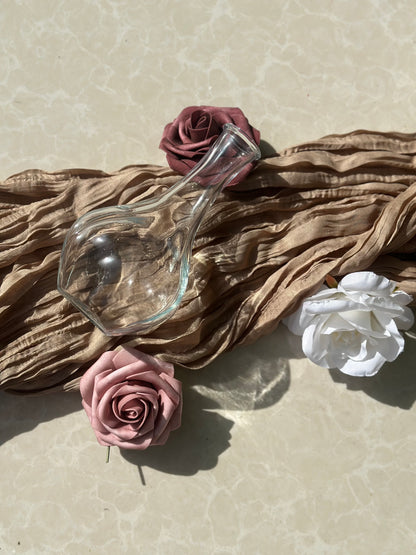 Mini Pampass Grass & Palm Bouquet Bundle + FREE Vase + FREE Shipping