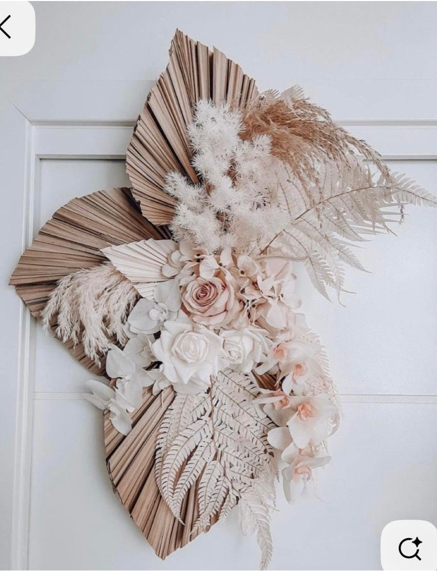 20X15" LARGE Natural Sun-Dried Boho-Style Palm Leaf Home Decor, Free Shipping!