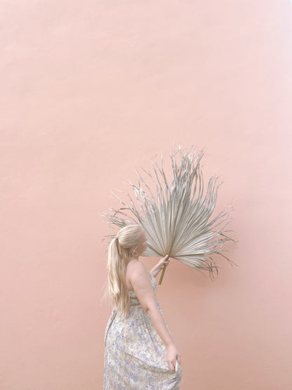 3ft. JUMBO Palm Leaf, Wispy-Ended Dried Palm Leaves, Beige Palm, Natural Sun-Dried Palm Leaf, 🌿 Luxe Dried Palm Leaves – Natural Minimalist Statement Décor