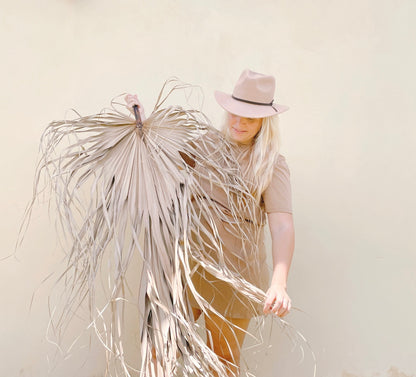 3ft. JUMBO Palm Leaf, Wispy-Ended Dried Palm Leaves, Beige Palm, Natural Sun-Dried Palm Leaf, 🌿 Luxe Dried Palm Leaves – Natural Minimalist Statement Décor